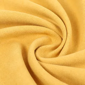Wholesale Fabrics Suppliers Polyester Spandex Microfiber Brushed Knitted Suede Fabric For Garment