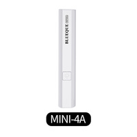 Lampe à ongles LED UV 3W-Mini séchoir rechargeable. Portable sans fil, minuterie 60s/120s, plastique pour usage domestique/salon.