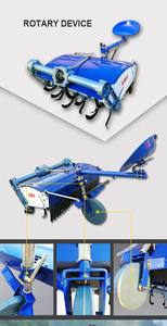 ماكينة الحراثة الزراعية ذات العجلتين المثبتة في الخلف مع ترس ومحرك للاستخدام المنزلي - Product Image 3