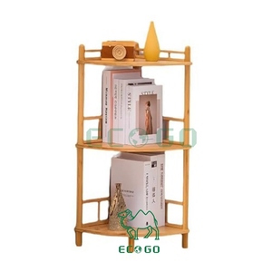 Étagère réglable en bambou Eco Go Étagères et étagères de rangement à hauteur extensible et durable - Product Image 6