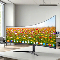 Moniteur de jeu incurvé 4K de 34 pouces, moniteur incurvé ultra-large 165 Hz, moniteur d'ordinateur LCD avec taux de rafraîchissement élevé de 165 Hz pour les joueurs