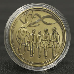 Wowei Rock Band britannica cantante <span class=keywords><strong>chitarrista</strong></span> moneta commemorativa antico bronzo fusione incisione monete metalliche - Product Image 5