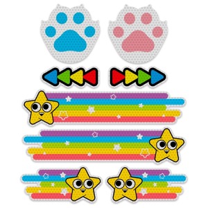 3M Phản Quang Mũ Bảo Hiểm Decals Xe Máy Xe Đạp Điện Xe Đạp Xe Đạp Xe Đêm Cưỡi An Toàn Cảnh Báo Dán Dính Băng Phản Quang - Product Image 1