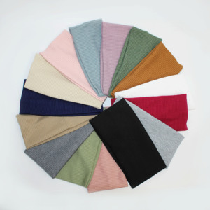 <span class=keywords><strong>Turbante</strong></span> rasgado antideslizante con logotipo personalizado, diadema elástica deportiva tejida, diademas elásticas, <span class=keywords><strong>turbante</strong></span> <span class=keywords><strong>tejido</strong></span>, diadema - Product Image 2