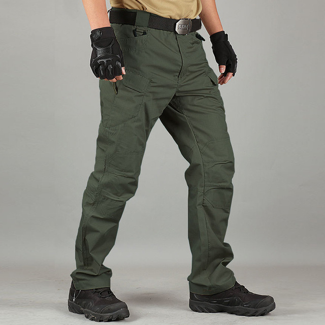 Men's IX7 Tactical Pants Outdoor Wear-resistant Combat Trousers Elastic Waterproof Cargo  Pants Men Tactical Pants for Men