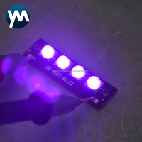 Bande lumineuse LED UV 40W, module 395nm, lumière de polymérisation UV 6565 pour imprimante 3D A3, polymérisation d'encre UV, impression à polymérisation refroidie par air