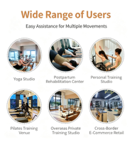 Set Pilates Reformer Terbaik yang Dapat Disesuaikan, Layanan OEM&ODM untuk Studio Yoga dan Penggunaan di Rumah