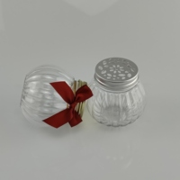 Forme de citrouille unique de qualité alimentaire 150g de stockage en plastique PET vide pot de crème pour le visage de bonbons avec couvercle en aluminium