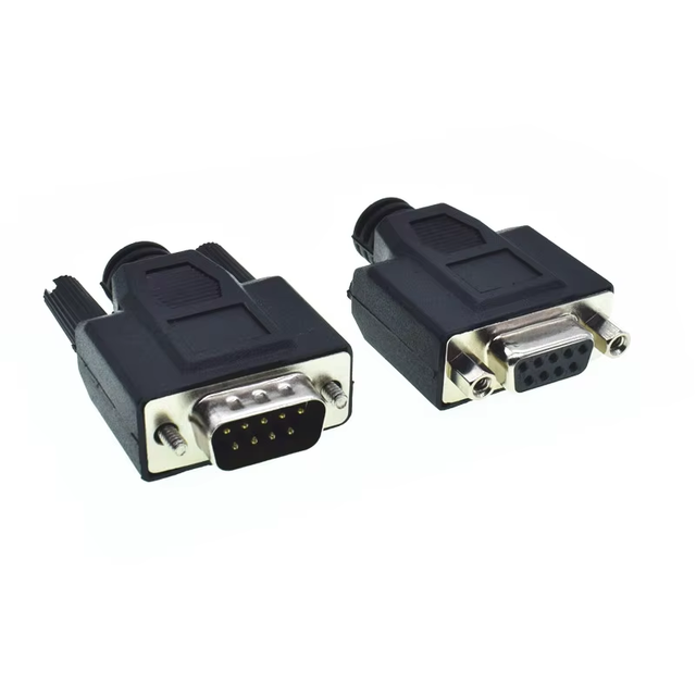 New GW 9PIN D-SUB DB9 Female/Male RS232 Quick Disconnect Solderless Terminals RoHS Certified Made in China