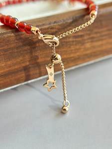 Nuevos Amuletos de Ágata Roja Natural con Forma de Caballo 2026, Joyería de Lujo de Oro de 18K con Animal del Zodíaco de la Suerte, Regalo de Aniversario para Mujeres y Hombres, Venta al por Mayor - Product Image 5