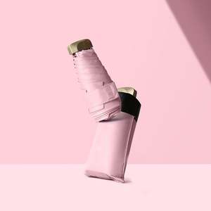 Parapluie pliable promotionnel 2025 à cinq sections avec logo, idéal pour un usage quotidien personnalisé, cadeau pour femmes/professeurs/étudiants/hommes - Product Image 4