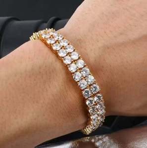 Premium 925 Sterling Silver Cuban Link Bracelet With Lab Grown Moissanite Diamond Smooth Shine Stylish Jewelry Gift - Product Image 2