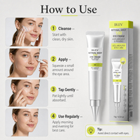 Crème Contour des Yeux Raffermissante Retinal Shot : Booster Anti-Âge à la Vitamine C et Multi-Peptides pour Cernes et Poches