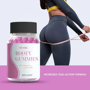 최고의 여성 건강 보조 사용자 정의 로고 퍼밍 엉덩이 큰 유방 엉덩이 향상 Gummies
