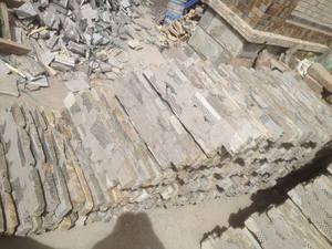 Design moderne Pierre naturelle Rouille Quartz Côté 15.2x61 Résistance à l'érosion antiacide pour décoration d'hôtel Finition de surface fendue - Product Image 5