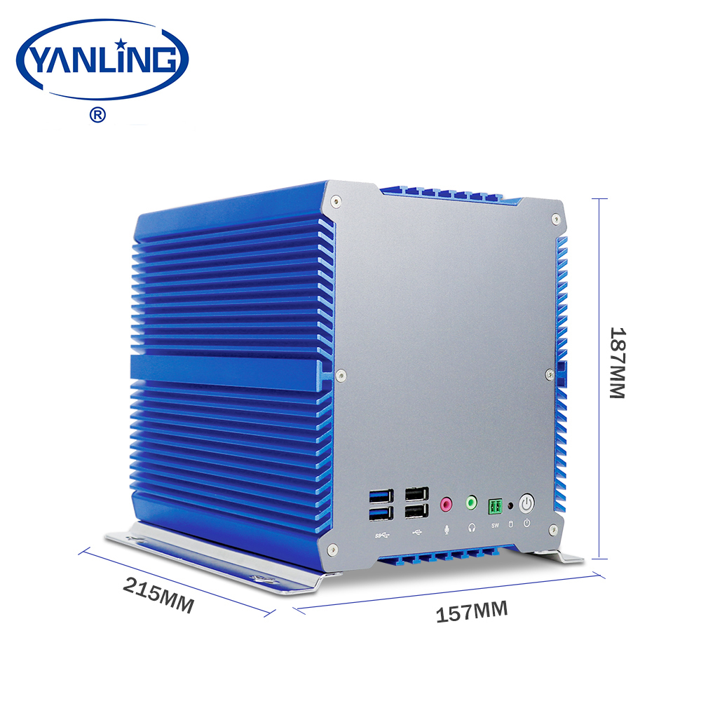 2019 de moda industrial mini precio de la pc sin ventilador i5 7200u linux ubuntu ordenador integrado ranura para tarjeta SIM