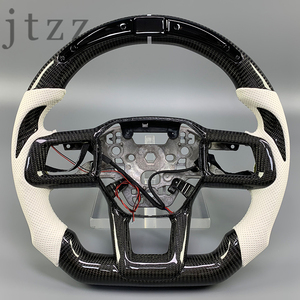 Volante de Fibra de Carbono de Lujo con Calidad Superior, Apto para Ford <span class=keywords><strong>Mustang</strong></span> GTS650 2024+, Piezas Automotrices de Nuevo Diseño - Product Image 1