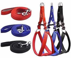 Arnés para perros de servicio pesado con juego de correa de entrenamiento (tamaño mediano) - Product Image 1