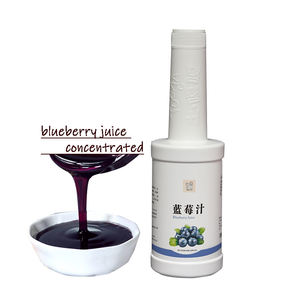 High Concentration Blueberry Juice <b>Syrup</b> Mixed Fruit Flavor with Sugar in Bottle for Bubble Tea and <b>Slush</b> Wholesale Puree - Product Image 1