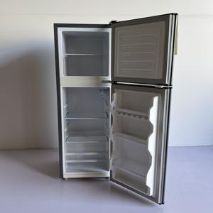 Chigo Réfrigérateur à double porte <span class=keywords><strong>Mini</strong></span> <span class=keywords><strong>Bar</strong></span> 148L pour chambres d'hôtel et ménage Prix bon marché Congélateur supérieur à refroidissement direct - Product Image 1