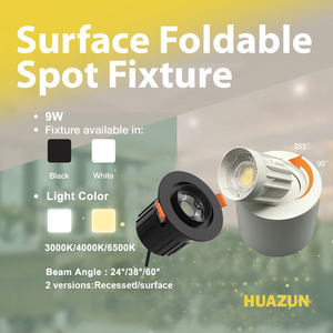 Plafonnier LED encastré moderne à intensité variable pour hôtel avec <span class=keywords><strong>spot</strong></span> orientable, garantie 2 ans, IRC 92 - Product Image 2