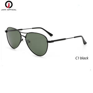 Haute qualité classique en acier inoxydable cadre Double pont lunettes de soleil polarisées pilote mode lunettes de soleil hommes lunettes de soleil - Product Image 4