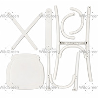 Chaises empilables en résine plastique blanche, durables, pour mariage, fête, restaurant, hôtel, vente en gros d'usine