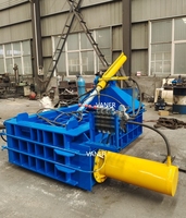 Presse à déchets métalliques pour canettes en aluminium très vendue / Machine à compresser hydraulique pour déchets métalliques usagés en vente