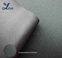 Boîte à bijoux en cuir PU noir à motif grainé 100 grains, 0,5 mm, résistante à l'abrasion, pour accessoires, modèle YX933, directement de l'usine