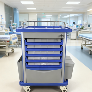 Mobiele stille medicijnverdeler - Soepele verrijdbare <span class=keywords><strong>trolley</strong></span> voor dagelijks medicijnverdelen in ziekenhuizen - Product Image 1