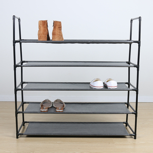 Mobili per la casa 5 livelli da te Esay per assemblare <span class=keywords><strong>scarpe</strong></span> portaoggetti in acciaio portatili a buon mercato per la casa - Product Image 4