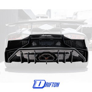 ชุดแต่งตัวถังรถยนต์สำหรับ <span class=keywords><strong>Lamborghini</strong></span> <span class=keywords><strong>Aventador</strong></span> คาร์บอนไฟเบอร์แห้ง กันชนหลัง LP750 <span class=keywords><strong>SV</strong></span> ปี 2011-2021 - Product Image 1