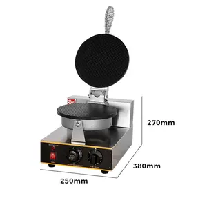 China Factory Supplier Double Egg Roll Waffel kegel hersteller, 2-Platten-Kegelbäcker