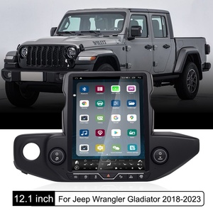 New 12.1" Vertical Screen for Jeep Wrangler JL 2018 2023 Multimedia Android Car Radio <b>Auto</b> Carplay Navigation Headunit Monitor - Product Image 6