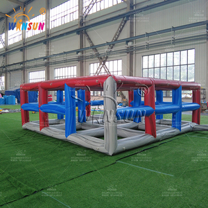 เกมสนามกีฬาเป่าลมกลางแจ้ง WINSUN ทำจาก PVC ป้องกันลมรั่ว พร้อมดีไซน์ 9 ช่องแบบกันไฟ รองรับน้ำหนักได้ถึง 200 กก. - Product Image 4