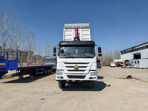 Camion à benne basculante Sinotruk Howo White 2x8 conduite à gauche, un tout nouveau camion à benne basculante HowO de haute puissance - Product Image 2