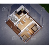 Conception détachable portative modulaire de maison de conteneur pour la commodité