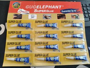 Pegamento Instantáneo JXY GUO Elephant Super, Adhesivo de Cianoacrilato de 3g, Gel Instantáneo para Plástico, Metal y Papel - Product Image 5