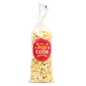 Atacado BOPP Popcorn Bag Sacos De Plástico Transparente Para Embalagem De Pipoca