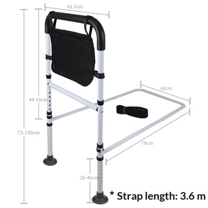 <strong>Mobiclinic</strong> Dreamy Foldable Metal Bed Rail 150cm Double Fixation 25kg Max Weight Safe for Kids Fall Season Applicable - Product Image 2