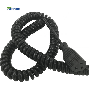 Nhà máy cung cấp trực tiếp tùy chỉnh Cáp Xoắn Ốc đa lõi linh hoạt Pur Áo khoác xoăn cuộn dây có thể thu vào cuộn cáp điện - Product Image 3