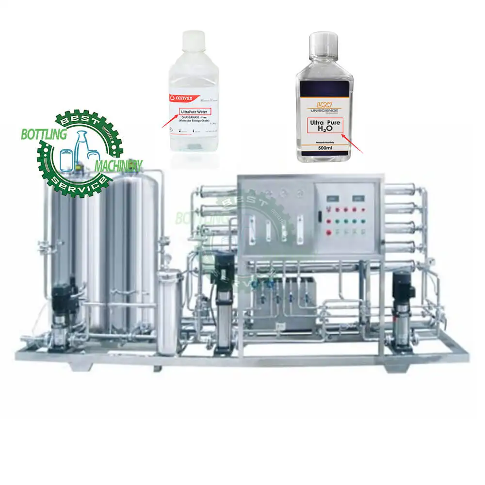 Aspetic sterile tank double stage RO Reverse Osmosis ultra pure water filtration machine system equipment for medical Dialysis