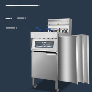STRONG 28L Gas Stainless Steel Commercial Automatic <b>Fryer</b> <b>Machine</b> Large Capacity Single Cylinder <b>Fryer</b> for French Fries Chicken - Product Image 3