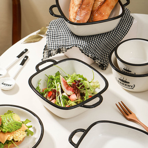 Printed White Plain Porcelain <b>Plate</b> Restaurant Tableware Dishes Ceramic <b>Plates</b> - Product Image 4