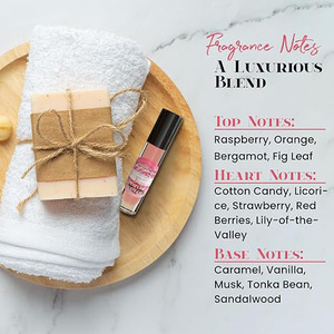 Huile de parfum QHD de qualité supérieure, senteur bonbon rose, caramel et vanille, sans alcool, fournie directement par l'usine - Product Image 4