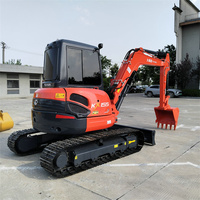 Mini Excavator Kubota KX155-3 KX155-5 Hemat Energi dan Rendah Kebisingan untuk Konstruksi Hunian, Kebun, dan Pertanian (Sewa)