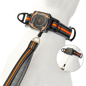 2 pulgadas 5cm Nylon No Pull Pet <span class=keywords><strong>Collar</strong></span> Correa Arnés Lujo 2 1 <span class=keywords><strong>Collar</strong></span> de perro Correa Conjunto Suave Acolchado Transpirable Ajustable Poliéster - Product Image 1