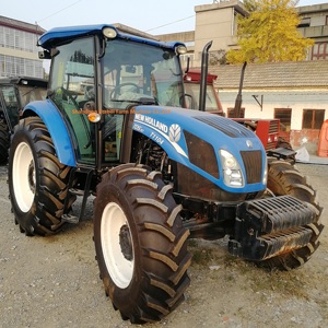 Tractores Agrícolas Usados/de <span class=keywords><strong>Segunda</strong></span> <span class=keywords><strong>Mano</strong></span> de Calidad, New Holland T1104 TD5 110hp TS90 TD85D con Cabina 4x4, <span class=keywords><strong>Maquinaria</strong></span> Agrícola - Product Image 2