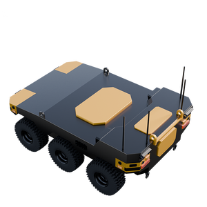 Châssis de robot à six roues à grande charge utile et à grande vitesse DW-6, système de direction Ackermann, utilisation sur l'eau et sur terre - Product Image 5