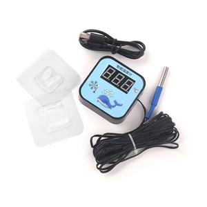 Sensor suhu koneksi mikro ponsel Wifi Remote dengan layar lemari es ikan termostat surya WF1W-DP - Product Image 1